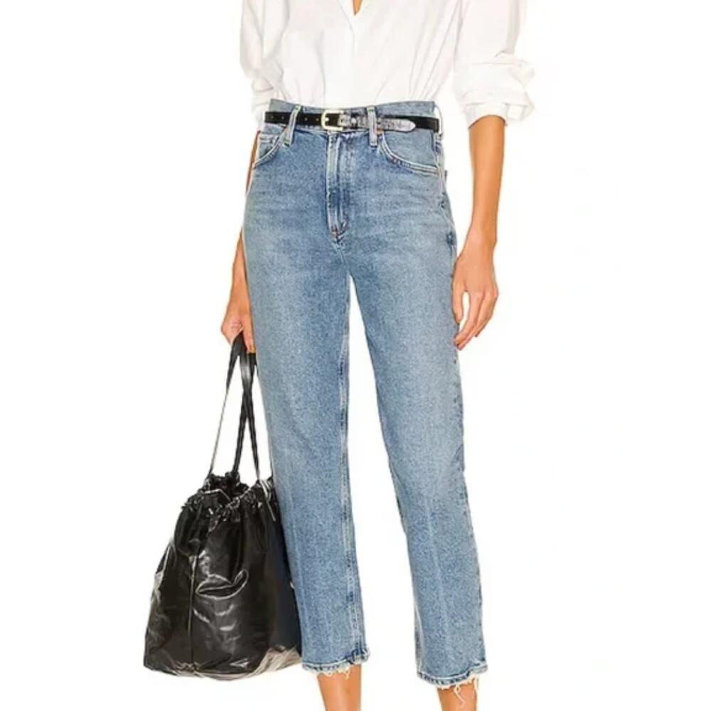 Citizens Of Humanity Jeans 25 Marlee Relaxed Taper in Dimple Denim Work Casual